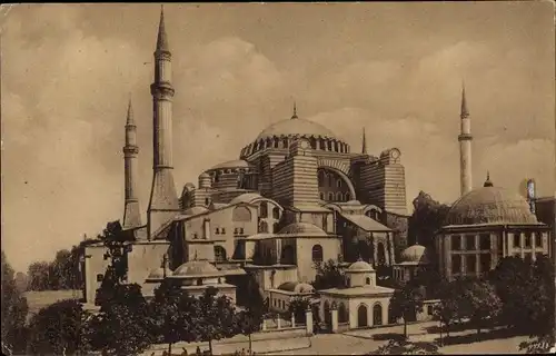 Ak Konstantinopel Istanbul Türkei, Sainte Sophie, Hagia Sophia