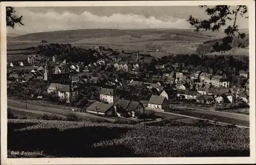 Ak Bad Salzschlirf in Hessen, Panorama vom Ort