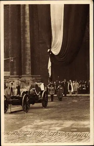 Ak Nancy Meurthe et Moselle, Cendres du Marechal Lyautey, Maroc 1935, Überführung der Asche