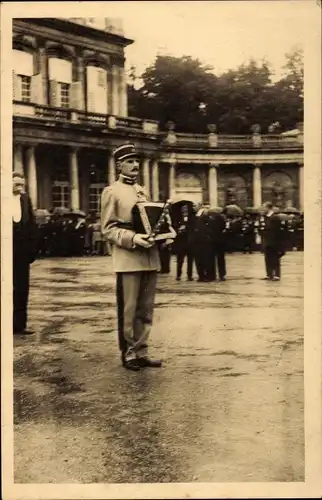 Ak Nancy Meurthe et Moselle, Obseques Nationales du Marechal Lyautey, Le Baton, Begräbnis 1934