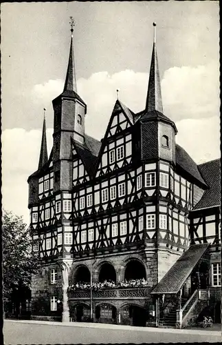Ak Duderstadt Eichsfeld Niedersachsen, Rathaus, Außenansicht