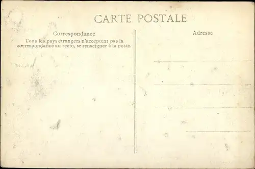 Ak Paris, La Crue de la Seine 1910, Gare Saint Lazare vue de la Rue de Rome, Hochwasser