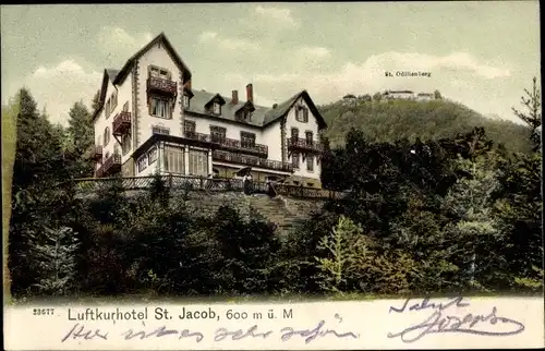 Ak Bei Bœrsch Bas Rhin, Luftkurhotel St. Jacob, St. Odilienberg