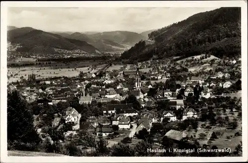 Ak Haslach im Kinzigtal, Panoramaansicht von Ortschaft