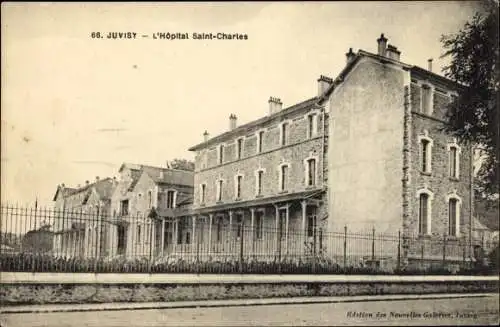 Ak Juvisy Essonne, L'Hopital Saint Charles, Krankenhaus von außen