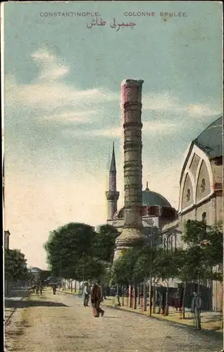 Ak Konstantinopel Istanbul Türkei, Colonne Brulée