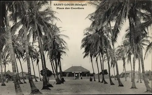 Ak Saint Louis Sénégal Senegal, Place des Cocotiers