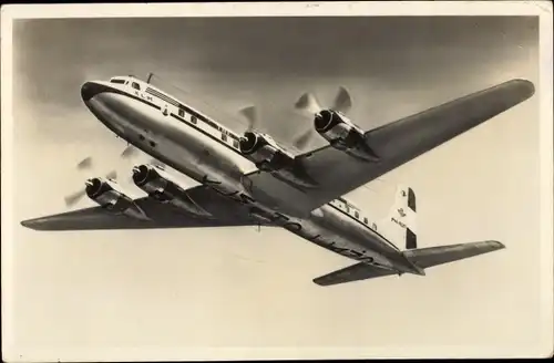 Ak Douglas DC 6 B, Passagierflugzeug, PH-KLM