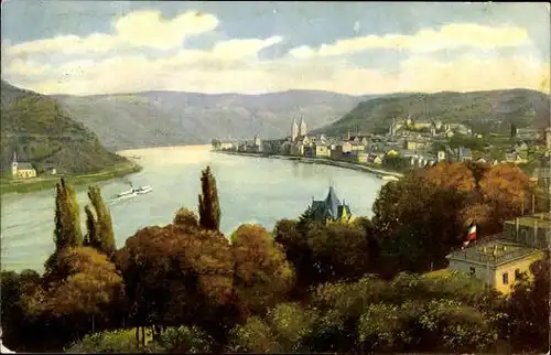 10 Ak Boppard am Rhein, diverse Ansichten 