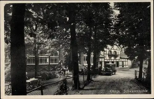 Ak Ohligs Solingen Bergisches Land, Schwanenmühle, Bes. Schlicker 