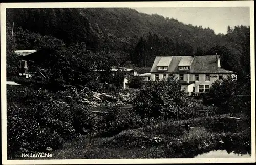 Ak Manderscheid in der Eifel Rheinland Pfalz, Gaststätte Heidsmühle, Bes. Stadtfeld