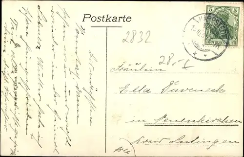 Ak Twistringen Niedersachsen, Bahnhof, Gleisseite