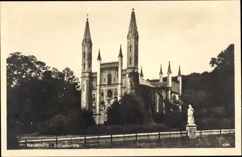 Ak Neustrelitz Mecklenburg Vorpommern, Schlosskirche