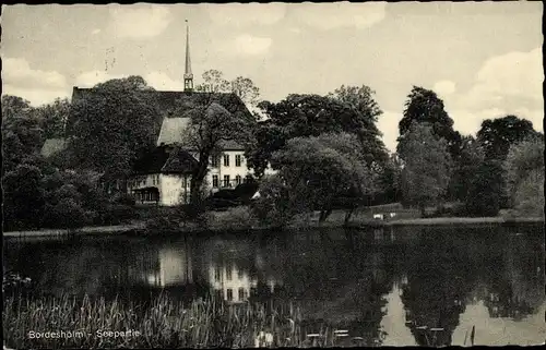 Ak Bordesholm in Schleswig Holstein, Partie am See