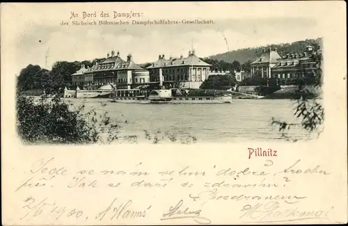 Ak Dresden Pillnitz Sachsen, schöne Detailansicht