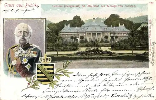 Ak Dresden Pillnitz Sachsen, schöne Detailansicht