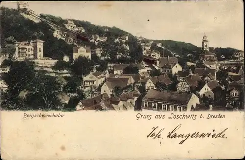 Ak Dresden Loschwitz Sachsen, schöne Detailansicht
