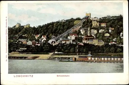 Ak Dresden Loschwitz Sachsen, schöne Detailansicht