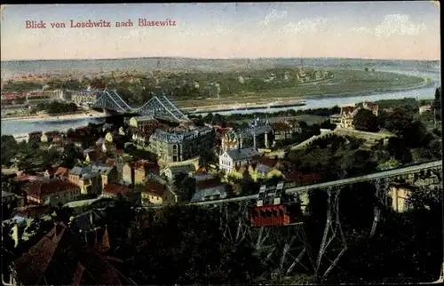 Ak Dresden Loschwitz Sachsen, schöne Detailansicht