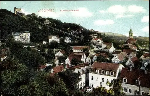 Ak Dresden Loschwitz Sachsen, schöne Detailansicht