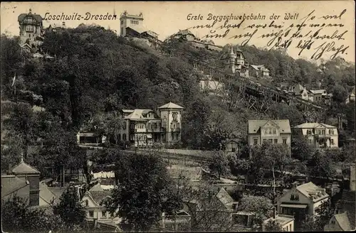 Ak Dresden Loschwitz Sachsen, schöne Detailansicht