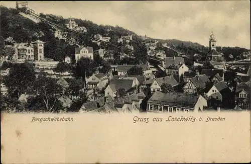Ak Dresden Loschwitz Sachsen, schöne Detailansicht