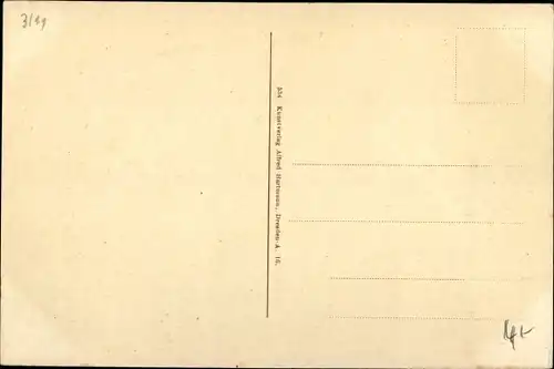 Ak Dresden Loschwitz Sachsen, schöne Detailansicht