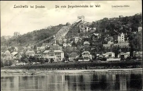 Ak Dresden Loschwitz Sachsen, schöne Detailansicht