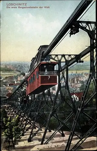 Ak Dresden Loschwitz Sachsen, schöne Detailansicht