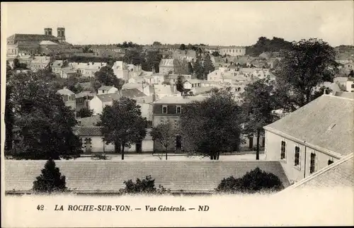 Ak La Roche sur Yon Vendée, Vue générale, ND. Phot. 42