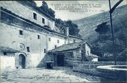 Ak Assisi Umbria, Santuario o Ereino di S. Maria delle Carceri