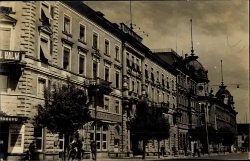 Ak Konstanz am Bodensee, Hotel Halm, Augenstein, Straßenansicht