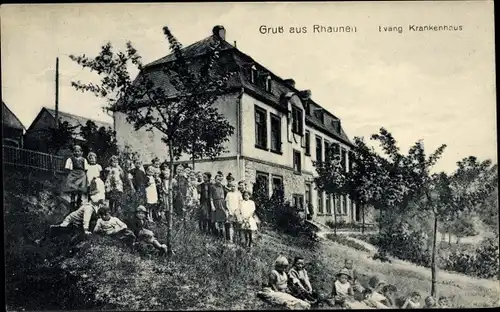 Ak Rhaunen im Hunsrück, Evangelisches Krankenhaus, Kinder