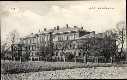 Ak Soest in Westfalen, Königliches Lehrerseminar