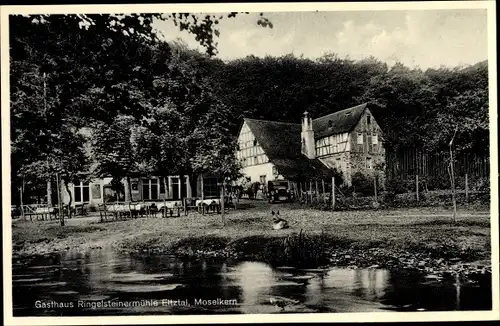 Ak Moselkern Rheinland Pfalz, Elztal, Gasthaus Ringelsteiner Mühle