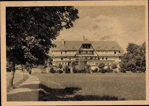 Ak Hinterzarten im Südschwarzwald, Hotel Weisses Rössle, Gesamtansicht