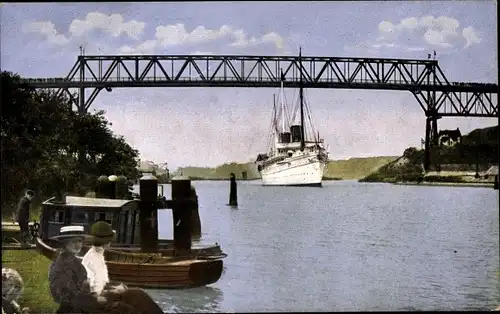 Ak Kiel in Schleswig Holstein, Prinz Heinrich Brücke am Kaiser Wilhelm Kanal