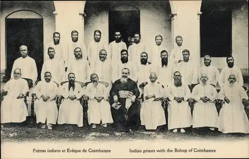 Ak Indien, Prêtres indiens et Evêque de Coimbatore, Bischof