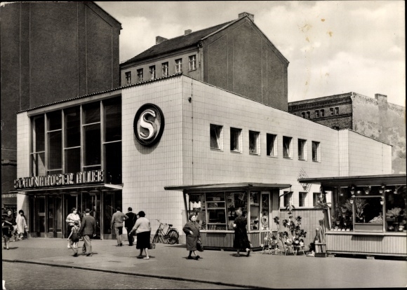 Ak Berlin Prenzlauer Berg, SBahnhof Schönhauser Allee