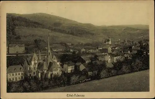 Ak Adenau in der Eifel, Marienkapelle, Panorama vom Ort
