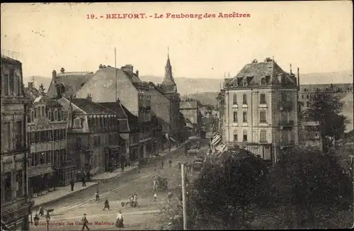 Ak Belfort Territoire de Belfort, Le Faubourg des Ancêtres