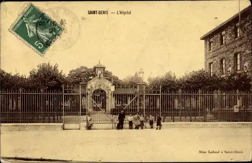 Ak Saint Denis Seine Saint Denis, L'Hôpital, Krankenhaus