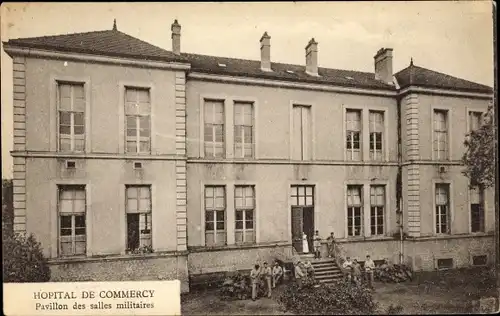 Ak Commercy Lothringen Meuse, Hôpital, Pavillon des salles militaires