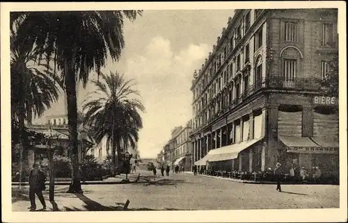 Ak Bone Algerien, Palais Lecoq et Rue Thiers