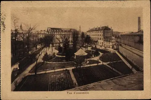 Ak Strasbourg Straßburg Elsass Bas Rhin, Vue d'ensemble