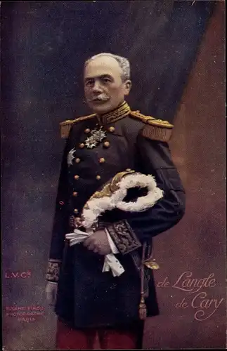 Ak General Fernand de Langle de Cary, Portrait