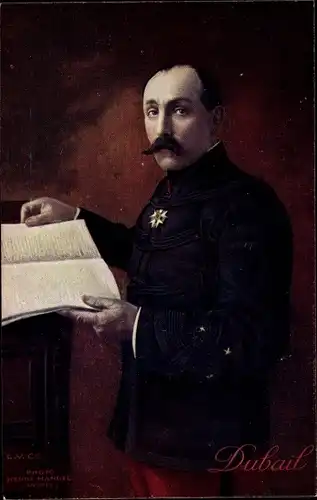 Ak General Augustin Dubail, Portrait