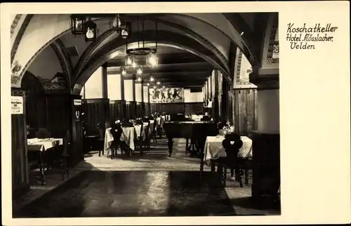 Ak Velden am Wörther See in Kärnten, Koschatkeller, Hotel Mösslacher