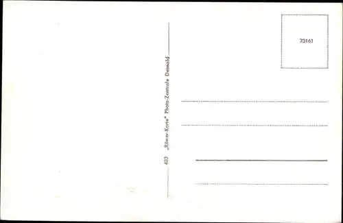 Ak Detmold in Nordrhein Westfalen, Lippische Schweiz, Totalansicht, Hermannsdenkmal