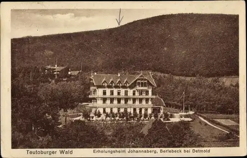 Ak Detmold in Nordrhein Westfalen, Erholungsheim Johannaberg, Panorama